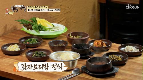 보리밥에 달콤한 감자가 올라간 감자 보리밥 한 상! TV CHOSUN 231208 방송