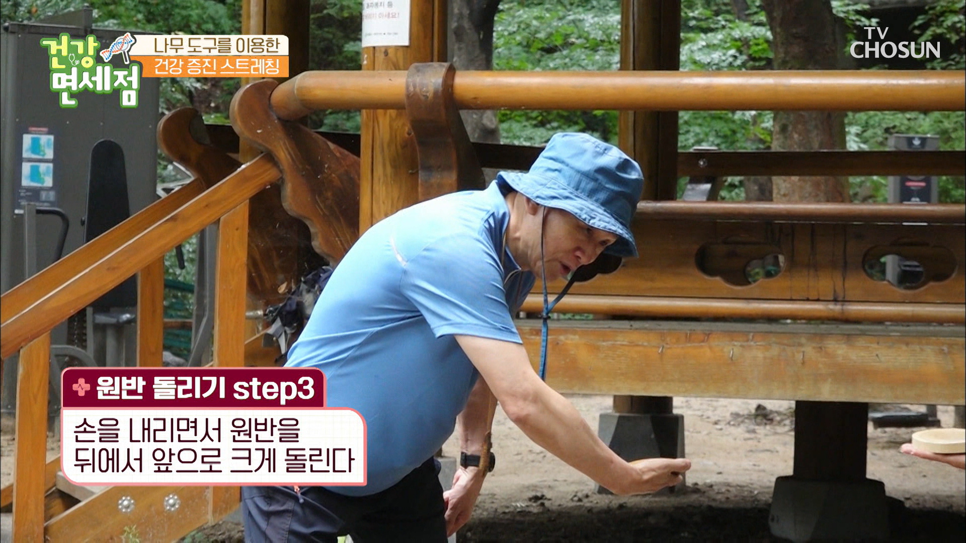 피톤치드 가득한 숲속에서 배우는 전신 스트레칭~ TV CHOSUN 20220925 방송 이미지
