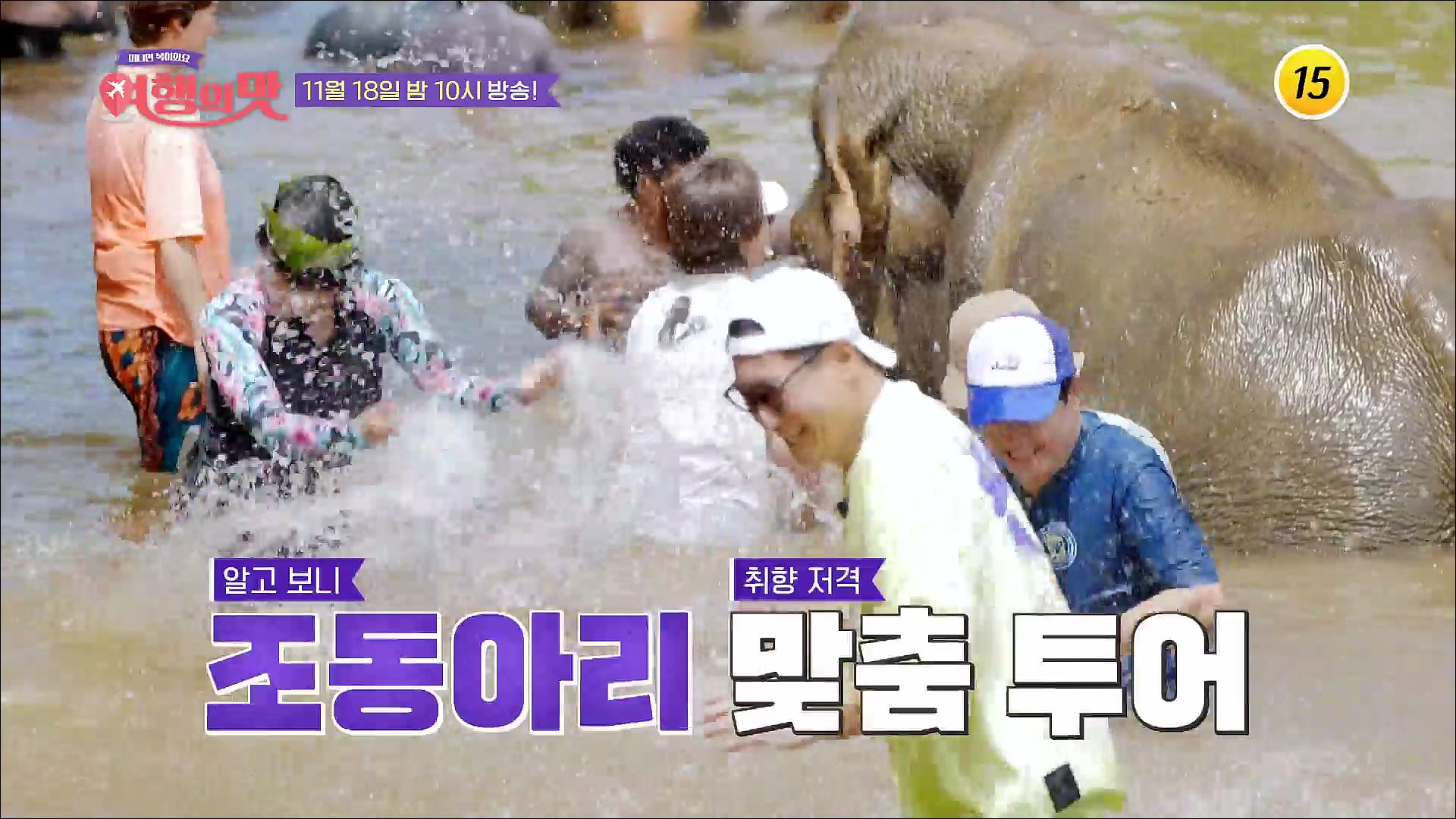 [6회 예고] 태국 밀림에서 코끼리와 물놀이까지?! 더 강렬해진 두 번째 센언니 투어! 그 현장은?_여행의 맛 TV CHOSUN 221118 방송 이미지