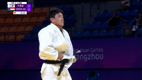 남자 유도 -81kg 이준환 은메달